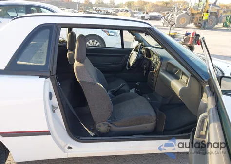 1991 Mercury Capri Xr2 from USA, damaged, VIN 6MPCT0363M8626081